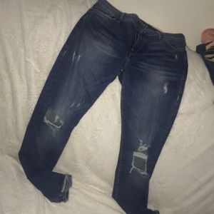 Ripped jeans true religion